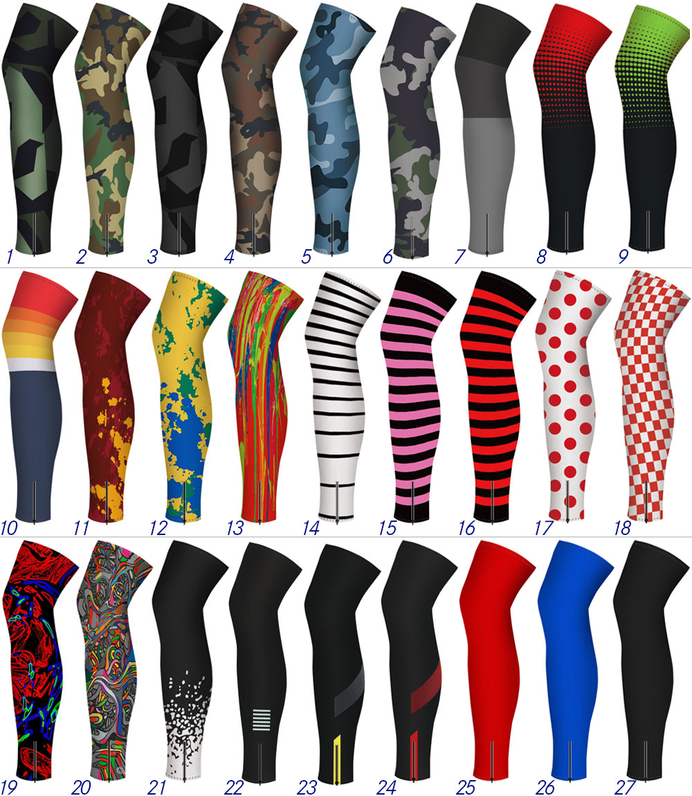 Cycling Gear Men - Грелки для велоспорта из термофлиса, наколенник