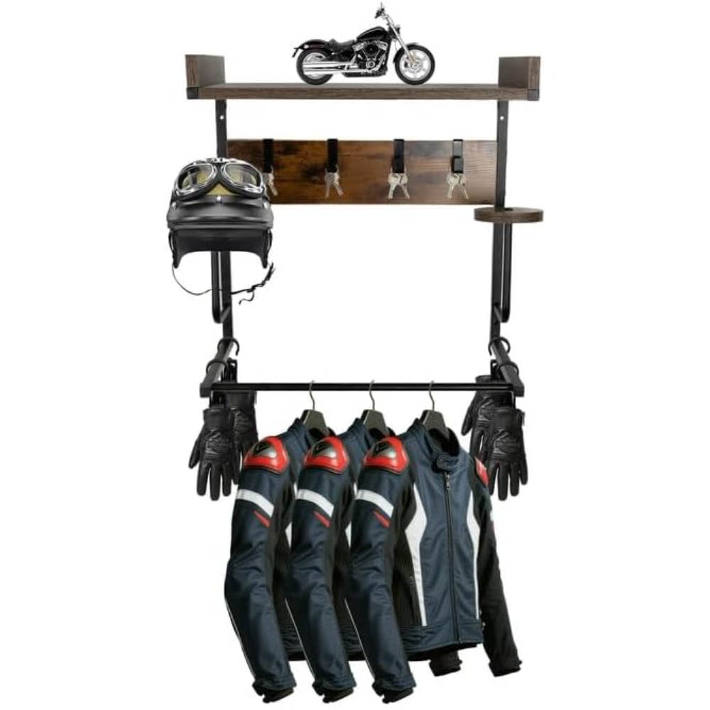 Cycling Gear Wall Organizer - Держатель для мотоциклетного шлема с 4
