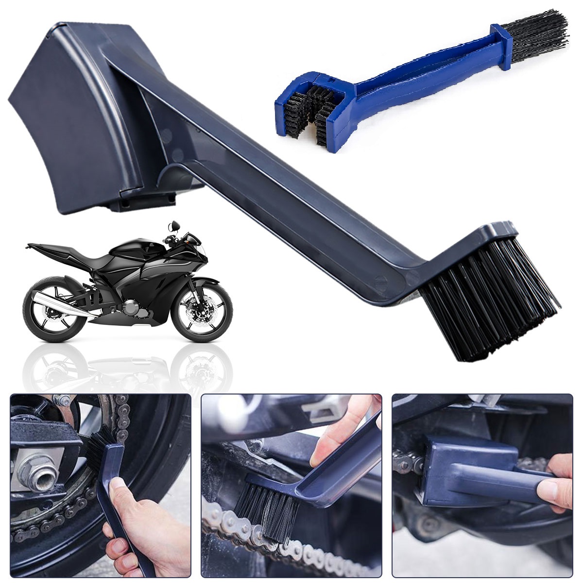 Bike Chain Cleaner - Очиститель велосипедной цепи мотоцикла, щетка для