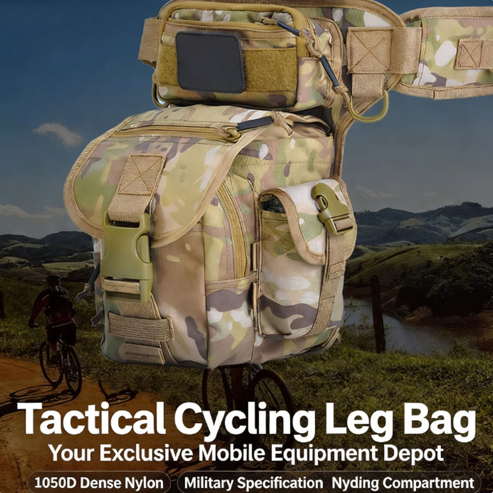 Cycling Gear Pouch - Тактическая сумка на бедро для мотоциклистов,