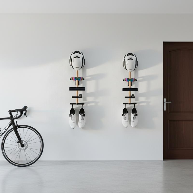 Cycling Gear Wall Organizer - Настольный органайзер-держатель для велосипеда, 1 комплект: