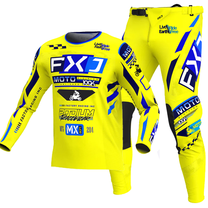 Cycling Gear Pants - НОВЫЙ FXJ желтый комплект снаряжения для