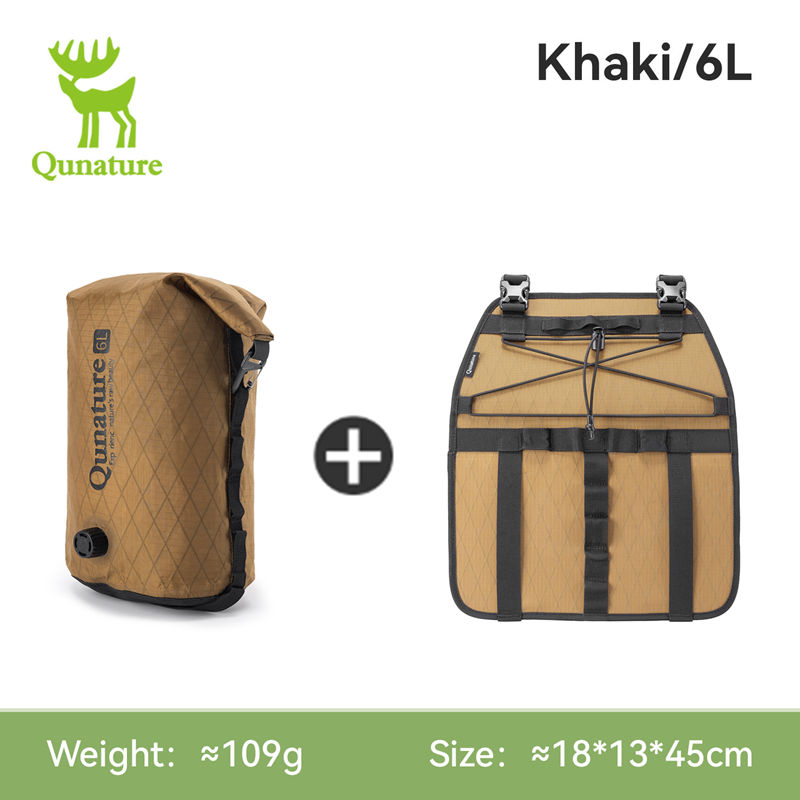 Cycling Gear Organizer Bag - Qunature 6/12L Байкпакинг: лёгкий подвесной водонепроницаемый