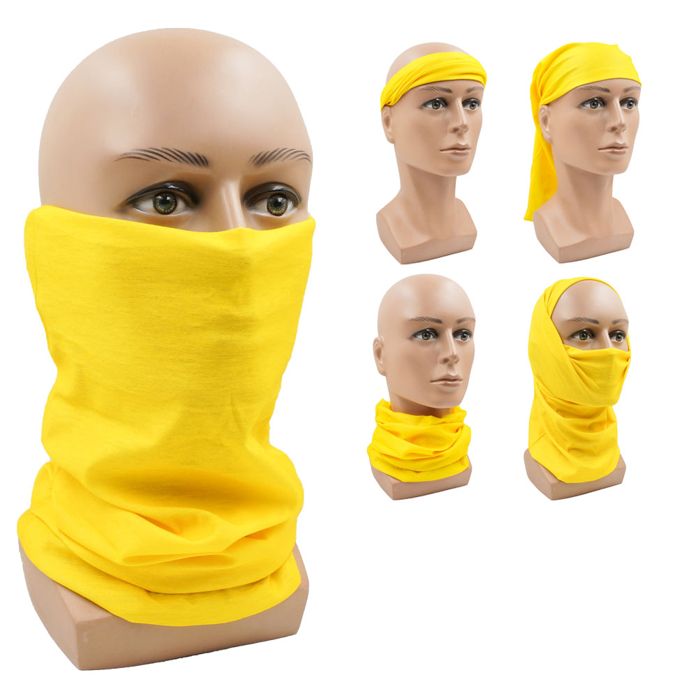 Cycle Gear - Желтые многофункциональные велосипедные гетры для шеи,