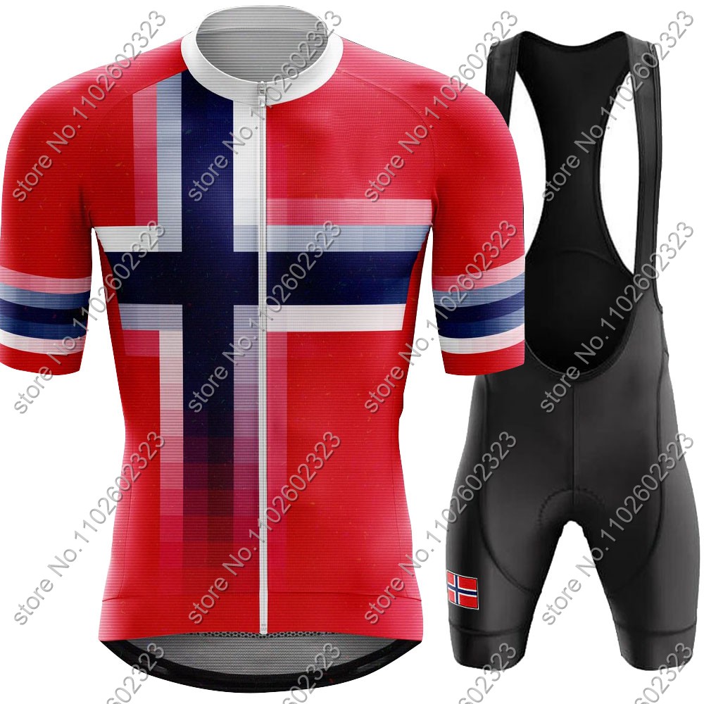 Cycling Gear Brands - 2024 Комплект футболок для велоспорта Норвегии,