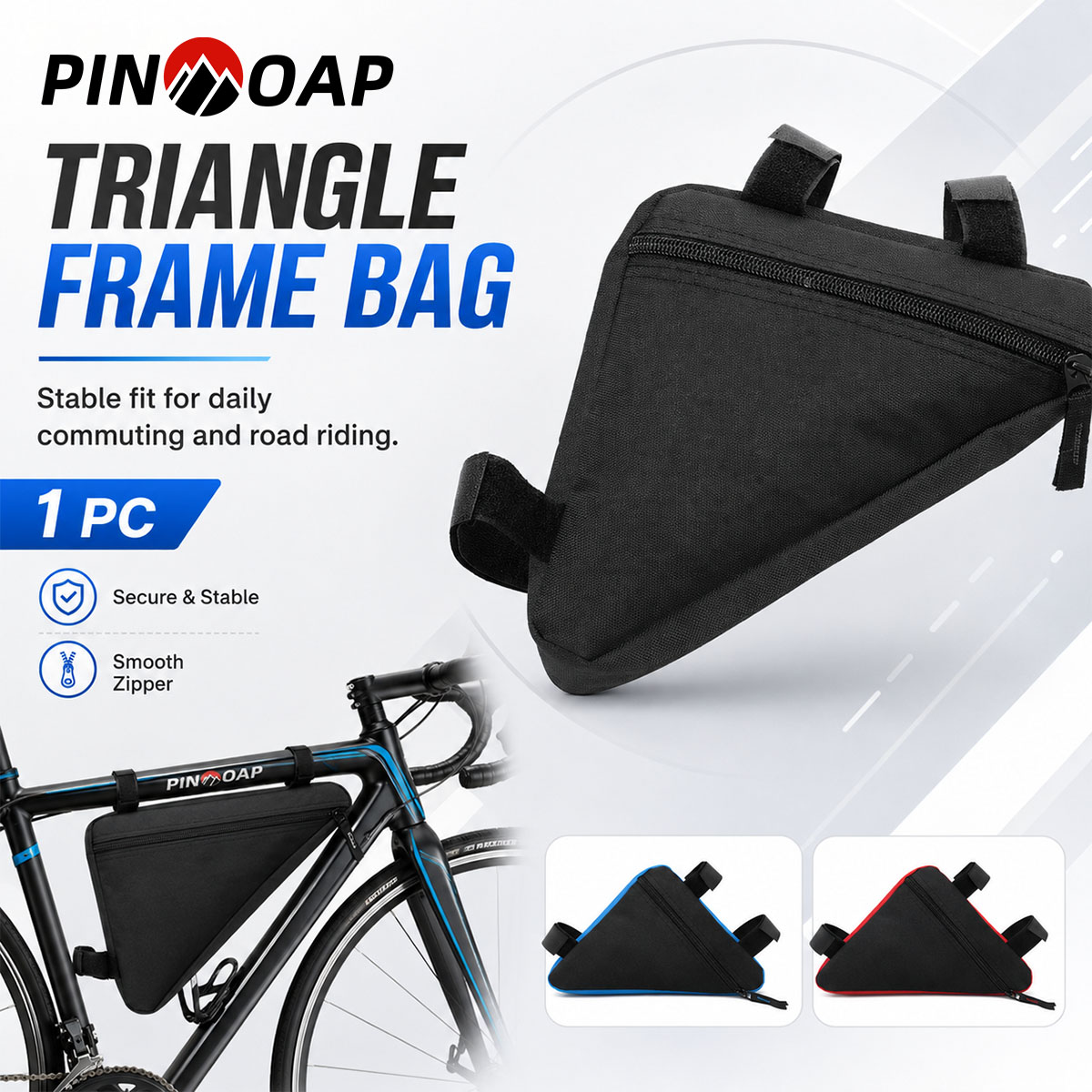 Cycling Gear Pouch - Велосипедная треугольная сумка PINMOAP, водонепроницаемая сумка