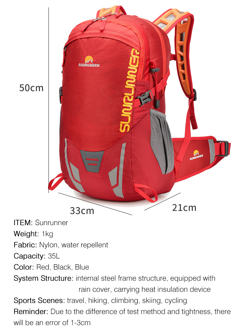 Рюкзак для походов объемом 35  – обзор и цена Cycling Gear Organizer Bag