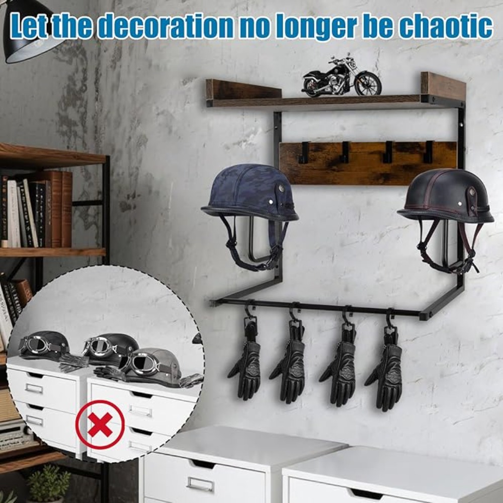 Держатель для мотоциклетного ш – обзор и цена Cycling Gear Wall Organizer