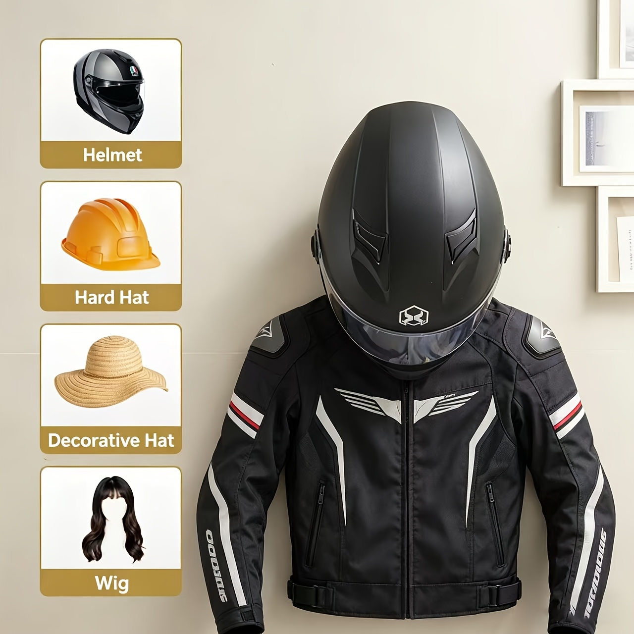 Держатель для мотоциклетного ш – обзор и цена Cycling Gear Wall Organizer