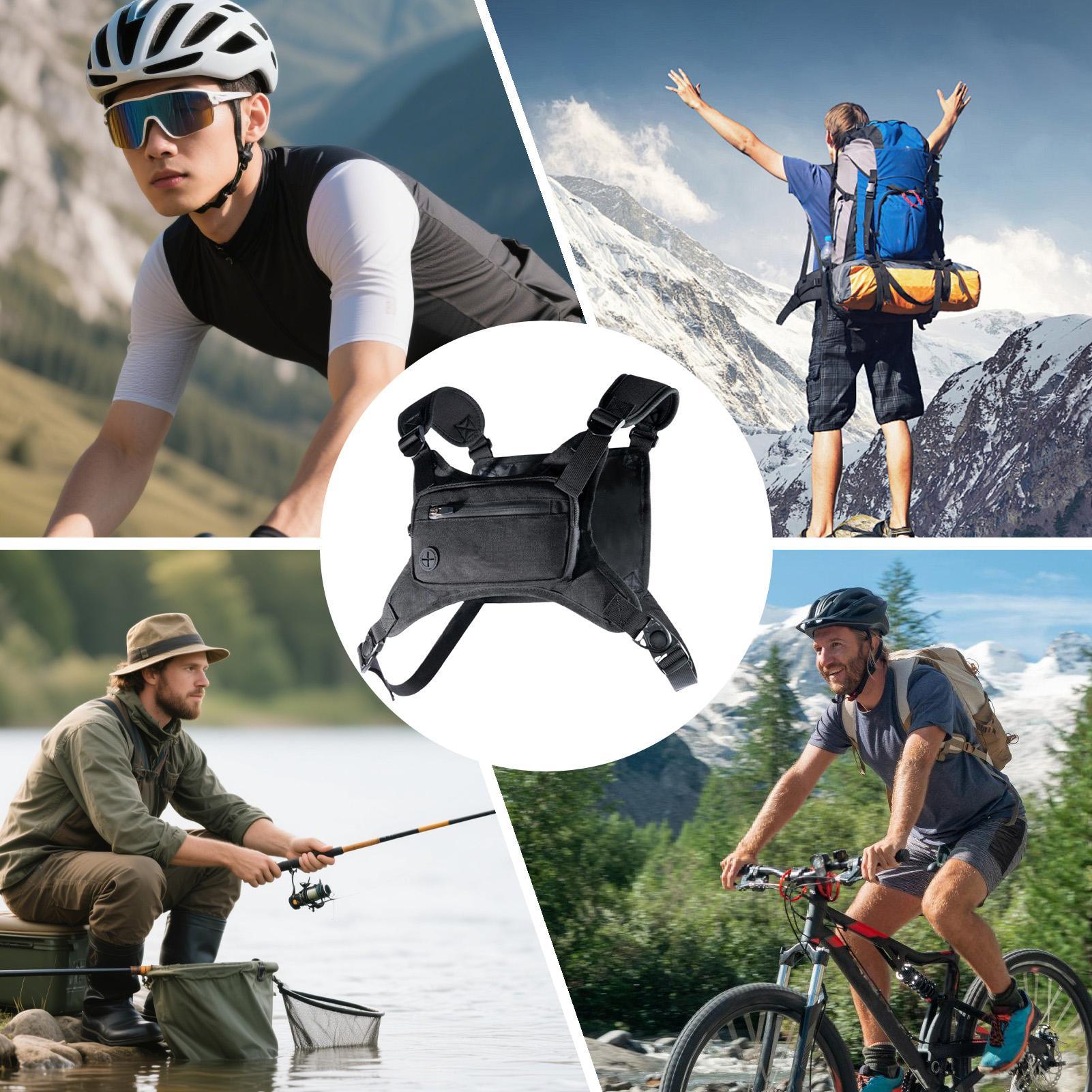 Нагрудный рюкзак для бега, пох – обзор и цена Cycling Gear Pouch