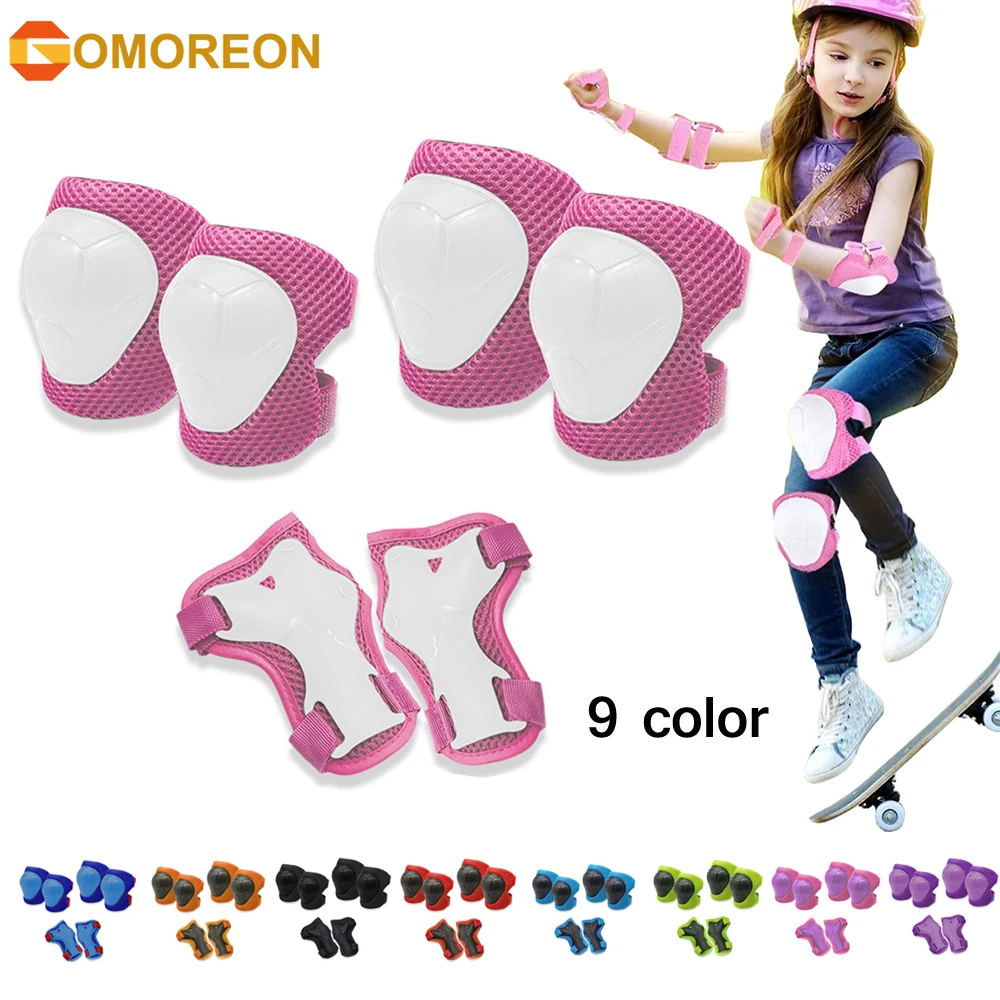 GOMOREON 6 шт./компл. детские  – обзор и цена Cycling Protective Gear Kids