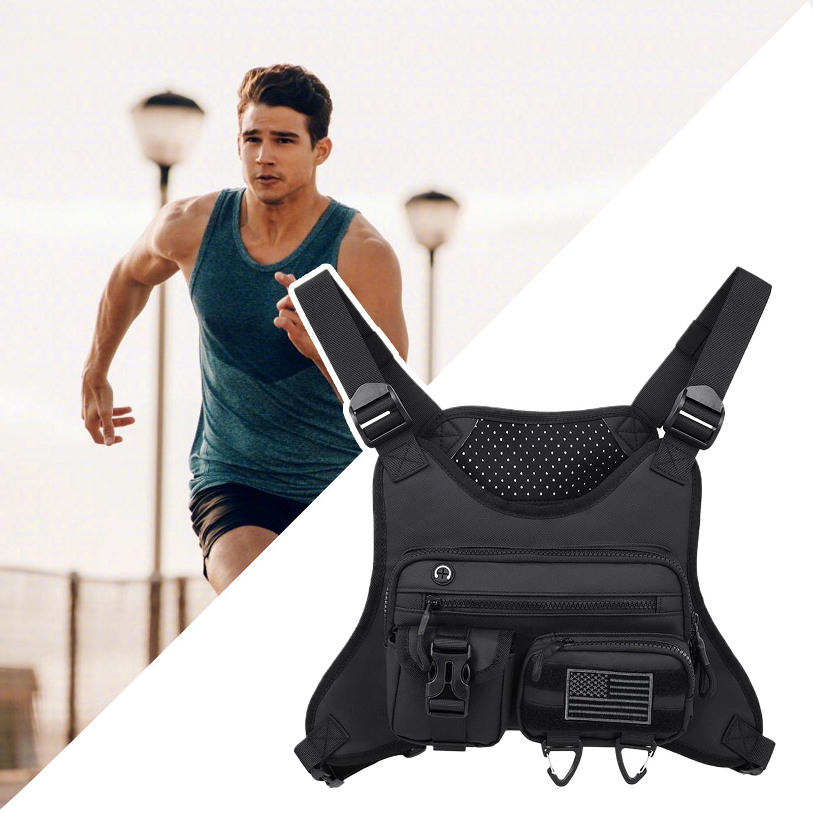 Нагрудная сумка для бега, жиле – обзор и цена Cycling Gear Pouch
