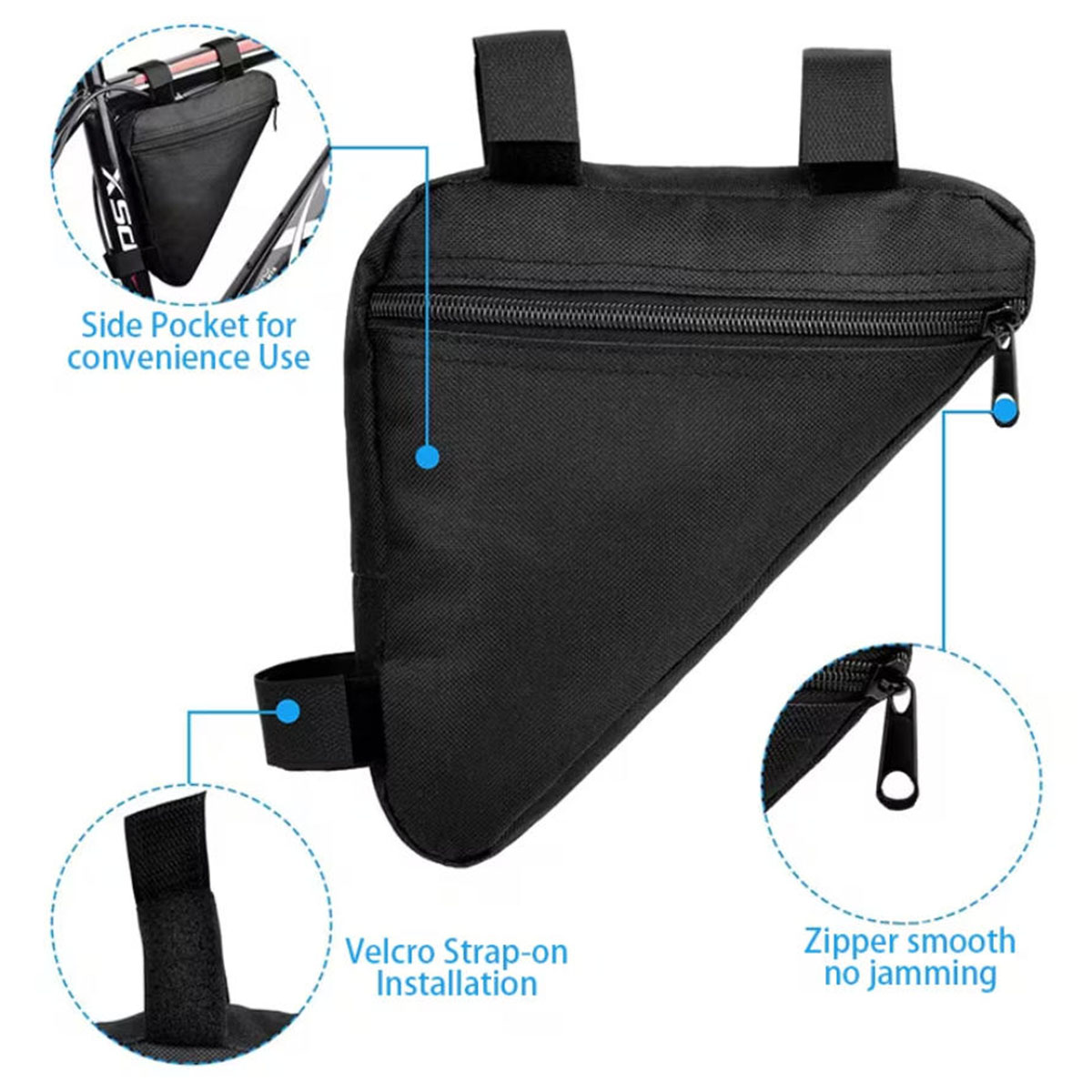 Велосипедная треугольная сумка – обзор и цена Cycling Gear Pouch